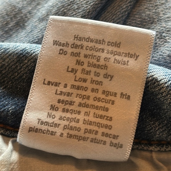 Judy Blue Relaxed Jeans raw hem Sunflower Embroidery Women’s Sz 18W - Picture 9 of 9